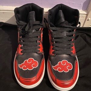 Naruto Akatsuki Clan Custom Shoes